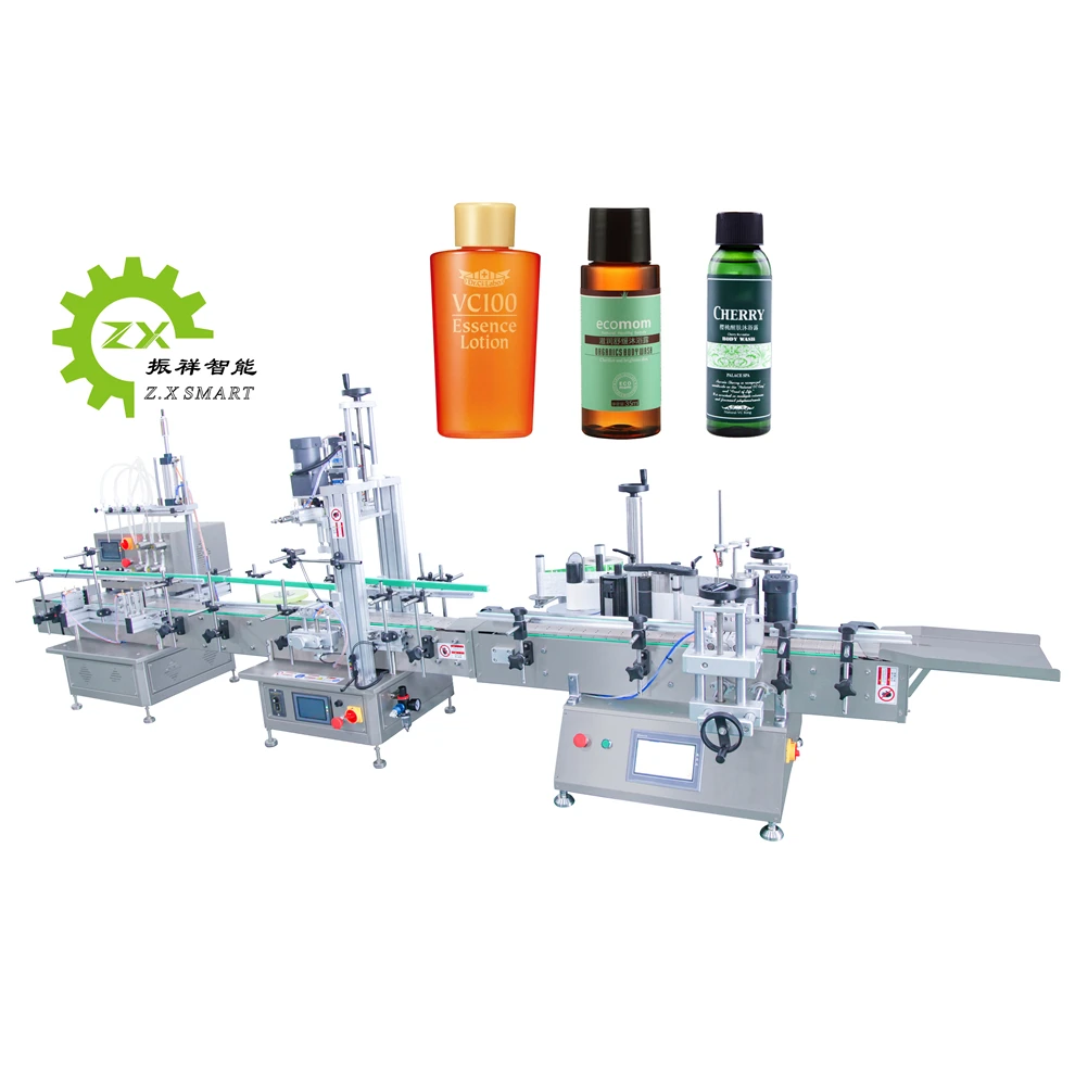 Automatic Lotion Essential Oil Miniral Water Small Filling Machine Bottle Liquid Filling Capping And Labeling Machine
Automatic Lotion Essential Oil Miniral Water Small Filling Machine Bottle Liquid Filling Capping And Labeling Machine