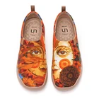 UIN Hot sale Magic Series Art Fashion Breathable Canvas Wholesale EVA Outsole Comfortable Women Casual Shoes