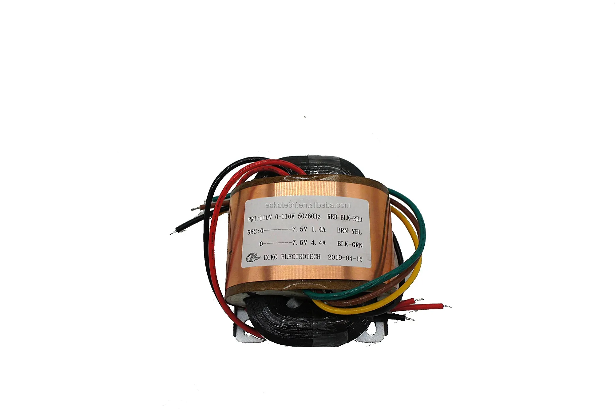 30VA R Type Output Power Transformer 0-110-120V 24V 6V Dual Output for Audio Linear Power Supply supplier