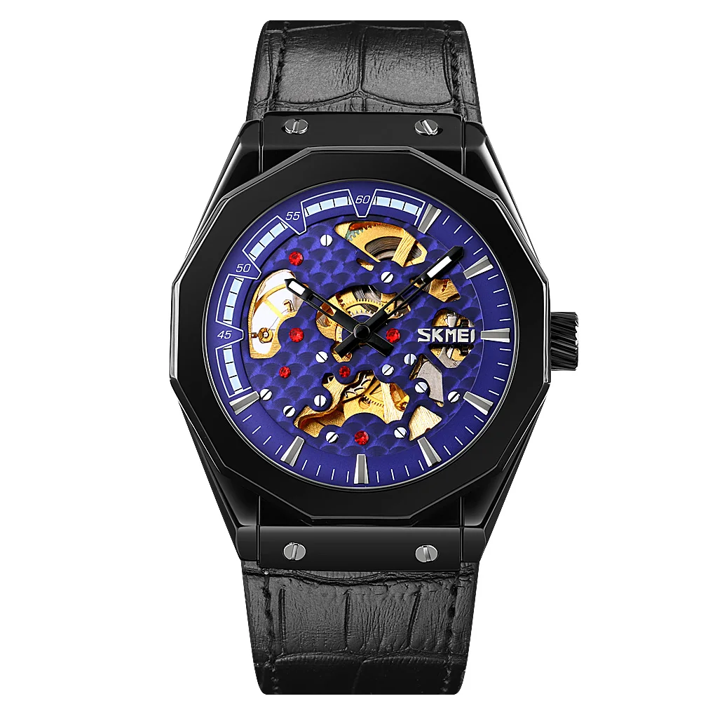 Fashion Leather Band Mens Automatic Wristwatch SKMEI 9248 High Quality OEM Mechanical Watch for Men
Fashion Leather Band Mens Automatic Wristwatch SKMEI 9248 High Quality OEM Mechanical Watch for Men