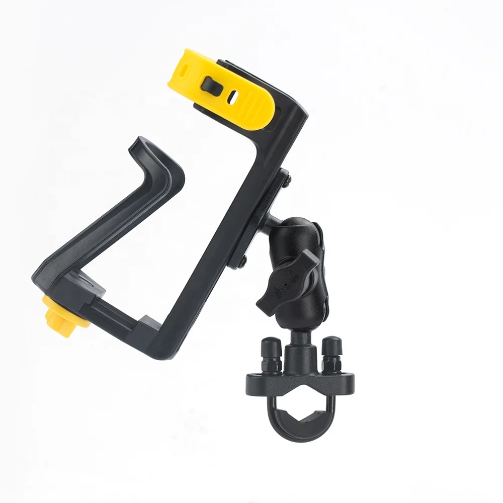MWUPP Modern Design U-bolt Motorcycle handlebar bottle holder water bottle cage, Black+yellow
MWUPP Modern Design U-bolt Motorcycle handlebar bottle holder water bottle cage, Black+yellow