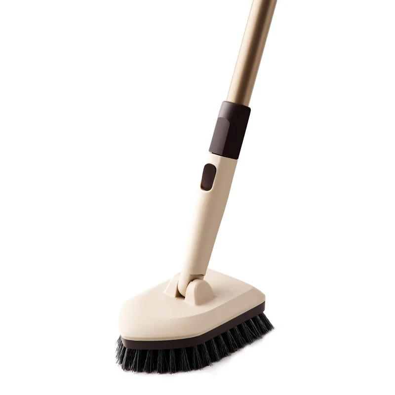 Boomjoy Stiff Bristle floor brush scrubber with long handle Extended pole factory melon cloth wall kitchen bathroom brush, Beige + brown
Boomjoy Stiff Bristle floor brush scrubber with long handle Extended pole factory melon cloth wall kitchen bathroom brush, Beige + brown