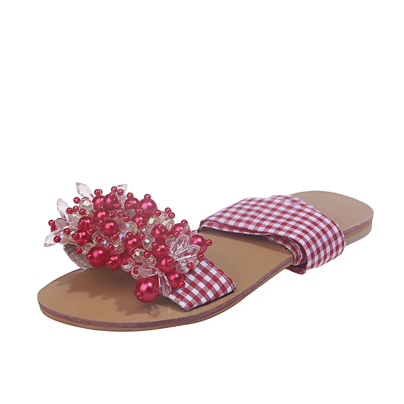New European And American Pearl Bohemian Women'S PU Sandals Roman Shoes Breathable Flat Women'S Shoes, 5 color
New European And American Pearl Bohemian Women'S PU Sandals Roman Shoes Breathable Flat Women'S Shoes, 5 color