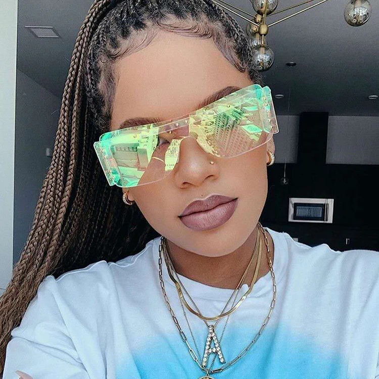 Womens Trendy Sun Glasses Metal Shield One Piece Lens Shades Sunglasses Oversized Women Sunglasses 2020
Womens Trendy Sun Glasses Metal Shield One Piece Lens Shades Sunglasses Oversized Women Sunglasses 2020