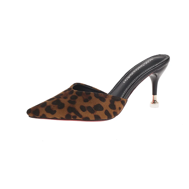 New autumn shoes style animal leopard print thin heel high heel mules shoes pumps, Beige, brown
New autumn shoes style animal leopard print thin heel high heel mules shoes pumps, Beige, brown