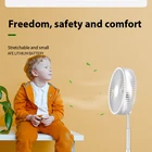 Cheap Stand Electric Cooling Room Table Fans 5 Blade Rechargeable Wireless Standing Floor Electric Mini Small Fan