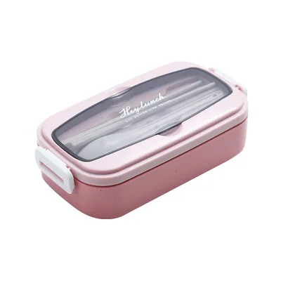 Hot selling Single-Layer Stainless Steel Plastic heatable lunch box with cutlery P+S
Hot selling Single-Layer Stainless Steel Plastic heatable lunch box with cutlery P+S