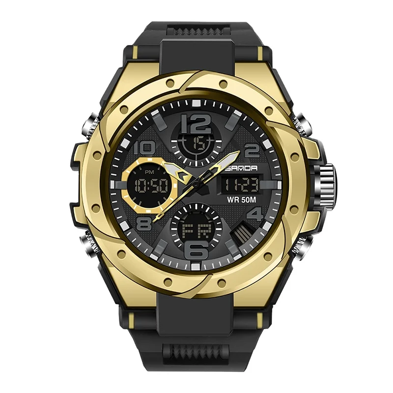 New Brand Fashion Women Men Watches 12 Colors Military Luminous Led Analog Clock Waterproof Sanda Sports Digital Quartz Watch
New Brand Fashion Women Men Watches 12 Colors Military Luminous Led Analog Clock Waterproof Sanda Sports Digital Quartz Watch