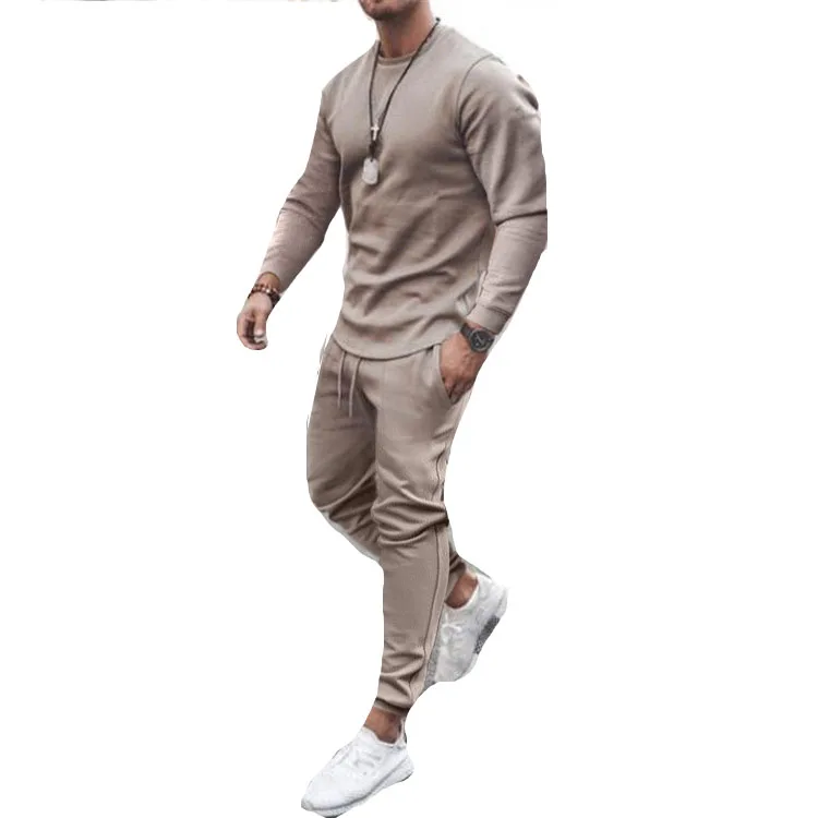Sportswear Men's Set Fashion Solid Casual Tracksuit Sports Suits Male Sweatsuit Long Sleeves T shirt Pants New 2 piece sets
Sportswear Men's Set Fashion Solid Casual Tracksuit Sports Suits Male Sweatsuit Long Sleeves T shirt Pants New 2 piece sets