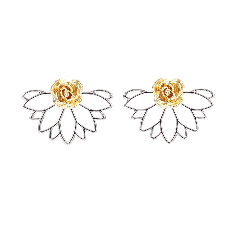 Wholesale Hot Sale Fashion Trendy Various Alloy Silver Gold Wedding Rose Flower Stud Earrings for Women Jewelry, Gold silver
Wholesale Hot Sale Fashion Trendy Various Alloy Silver Gold Wedding Rose Flower Stud Earrings for Women Jewelry, Gold silver