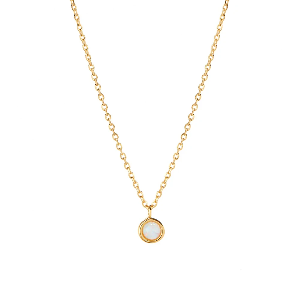 Luxury Jewelry New Arrival E-Coating Chain Opal Pendants Sterling Silver 925 Statement Necklace
Luxury Jewelry New Arrival E-Coating Chain Opal Pendants Sterling Silver 925 Statement Necklace