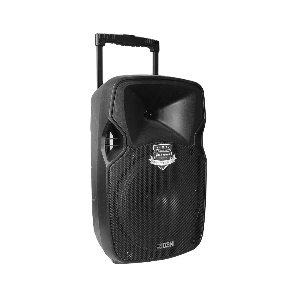 LS-12B 12 inch Portable Trolley Battery Speaker with Wheels