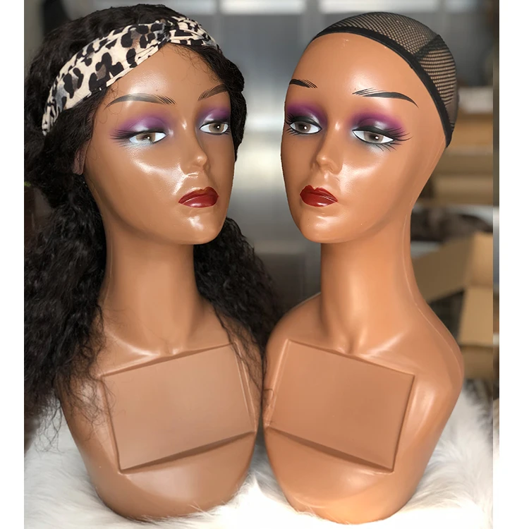 18" Female Life Size Mannequin Head for Wigs, Hats, Sunglasses Jewelry Display 
18" Female Life Size Mannequin Head for Wigs, Hats, Sunglasses Jewelry Display