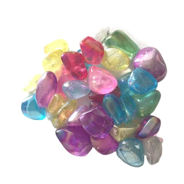 Popular natural angel aura clear quartz tumbled stones and aquarium gravel colored gravel for landscaping 
Popular natural angel aura clear quartz tumbled stones and aquarium gravel colored gravel for landscaping