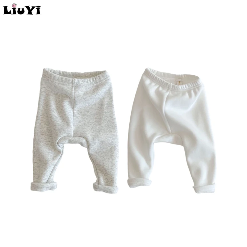 2021 autumn and winter baby leggings, pure cotton simple high-waist pants, thin and velvet bottoming baby pants, Picture
2021 autumn and winter baby leggings, pure cotton simple high-waist pants, thin and velvet bottoming baby pants, Picture