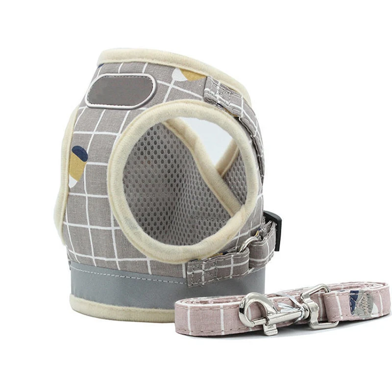 Dog Harness Breathable Mesh Vest Adjustable Dog Harness and Leash Set for Small Dogs Reflective Pet Collar Accessories
Dog Harness Breathable Mesh Vest Adjustable Dog Harness and Leash Set for Small Dogs Reflective Pet Collar Accessories