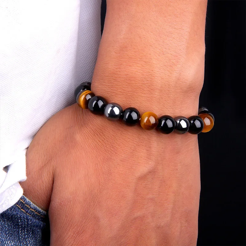GYX ODM Pulsera Universe Wealth Yoga Volcanic Rock Stone Beads Energy Tiger Eye Bracelet
GYX ODM Pulsera Universe Wealth Yoga Volcanic Rock Stone Beads Energy Tiger Eye Bracelet