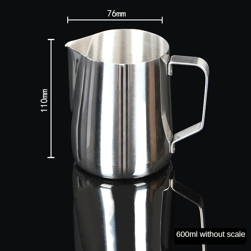 2022 New Hot Sale 600 Ml Stainless Steel Frothing Pitcher Milk Jug Coffee Milk Stainless Pitcher, Sliver
2022 New Hot Sale 600 Ml Stainless Steel Frothing Pitcher Milk Jug Coffee Milk Stainless Pitcher, Sliver