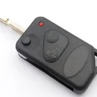 Factory Car Replacement P38 2button Flip Key Case FOB with blank blade