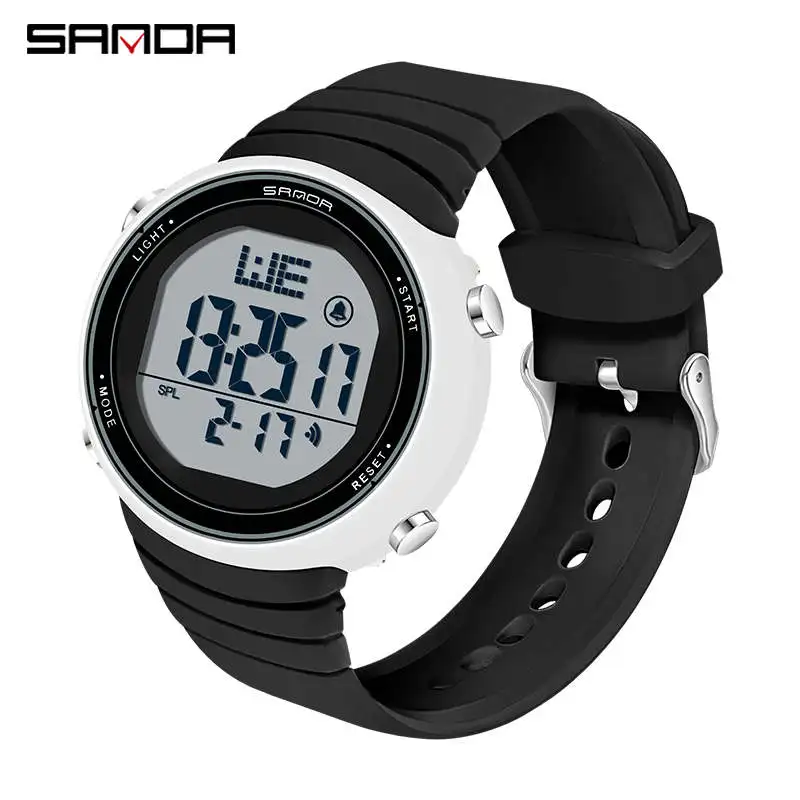 Sanda 9002 Latest Girl Boy LED Digital Watches Alarm Waterproof Sport Activity Wrist Watch
Sanda 9002 Latest Girl Boy LED Digital Watches Alarm Waterproof Sport Activity Wrist Watch