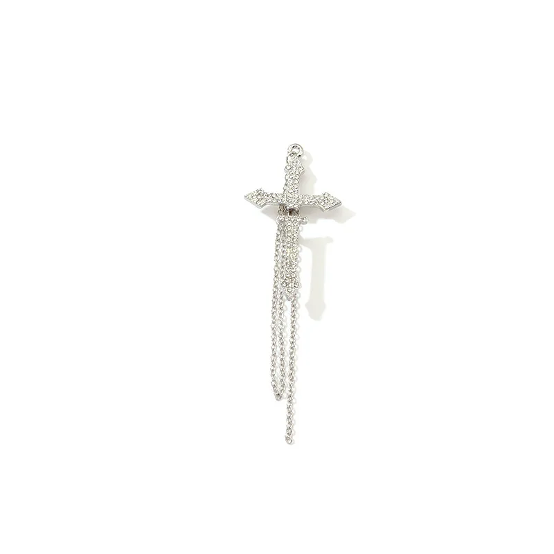 Personalized Single Fashion Zircon Cross Swords Piercing Earrings Birthday Gift for Women and Men
Personalized Single Fashion Zircon Cross Swords Piercing Earrings Birthday Gift for Women and Men
