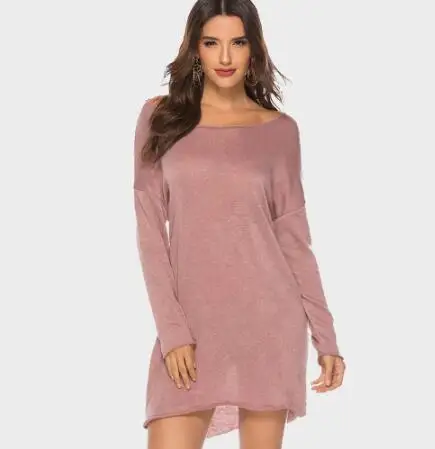 Hotsale Autumn Winter O Neck Long Sleeve Solid Color Ladies Loose Casual Knitted Women Dress Bodycon Robe Dresses, Pictures
Hotsale Autumn Winter O Neck Long Sleeve Solid Color Ladies Loose Casual Knitted Women Dress Bodycon Robe Dresses, Pictures