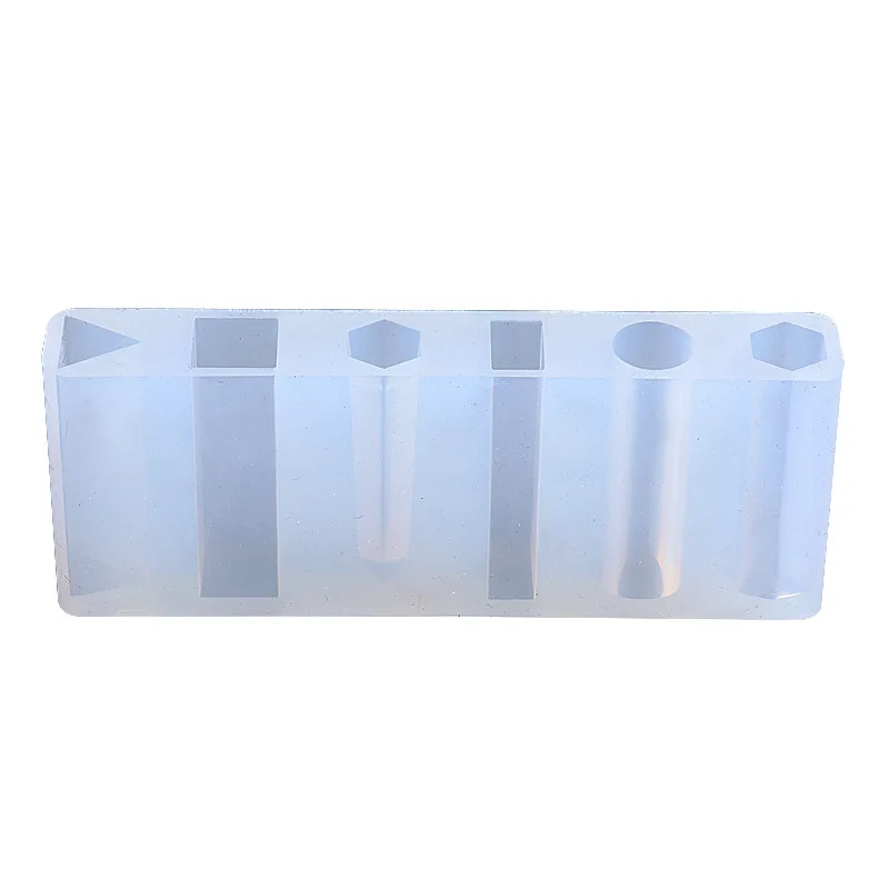 DIY 6 cavity crystal pendulum mold silicone necklace pendant epoxy resin jewelry craft mold, White
DIY 6 cavity crystal pendulum mold silicone necklace pendant epoxy resin jewelry craft mold, White