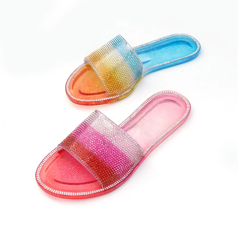 In Stock Fast Shipping Women's Jelly Sandals Colorful Transparent Sole Jelly Sandals Slippers
In Stock Fast Shipping Women's Jelly Sandals Colorful Transparent Sole Jelly Sandals Slippers