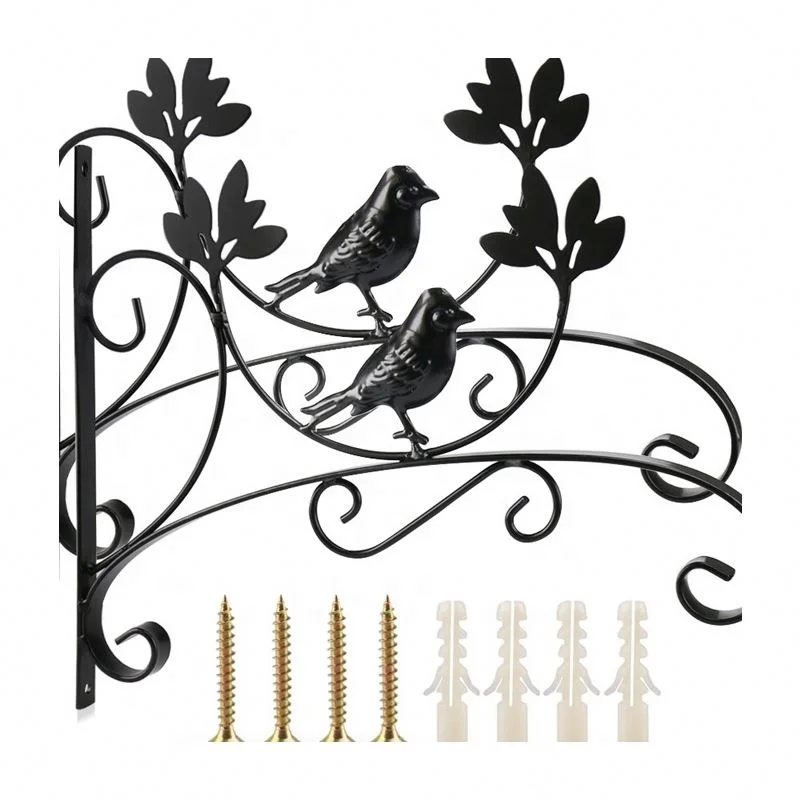 Garden Decorative Metal Hanging Plants Bracket Wall Planter Hook, As picture showed
Garden Decorative Metal Hanging Plants Bracket Wall Planter Hook, As picture showed