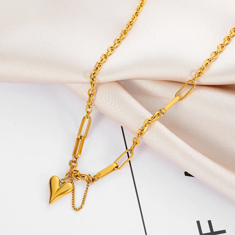 2022 High Quality Gold Plated Fashion Necklace Valentine's Day Heart Pendant Adjustable Necklace
2022 High Quality Gold Plated Fashion Necklace Valentine's Day Heart Pendant Adjustable Necklace