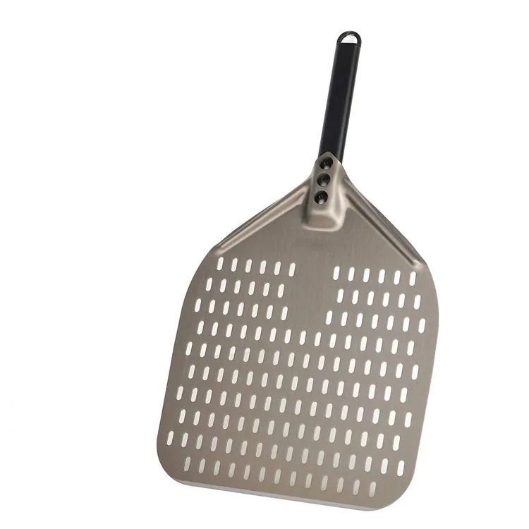 12 inch aluminum metal pizza shovel perforated pizza peel metal professional short handle
12 inch aluminum metal pizza shovel perforated pizza peel metal professional short handle