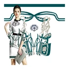 Good price digital printing fabric polyester woven elastic crepe fabric heat transfer print fabric for dress