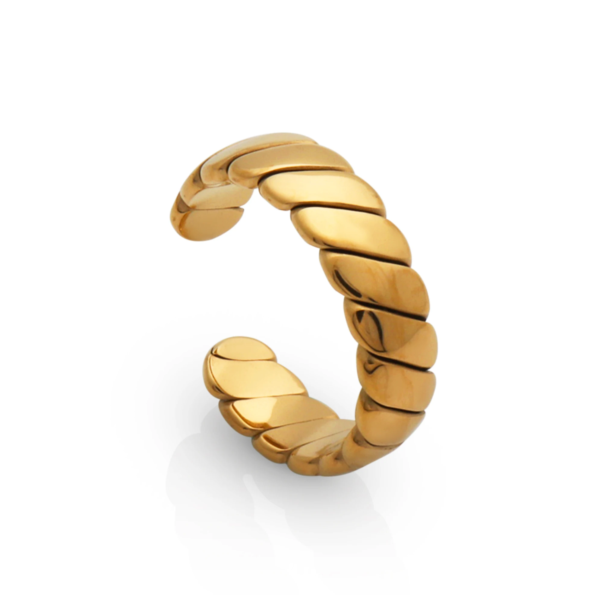 Chris April in stock fashion jewelry water resisitant 316L stainless steel PVD gold plated cross grain ring
Chris April in stock fashion jewelry water resisitant 316L stainless steel PVD gold plated cross grain ring