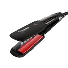 New Design Private Label Ceramic Flat Iron Infrared Steam Hair Straightening Brush