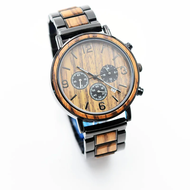 Custom Logo Wood Watch for Men Winder Wood Strap Bamboo Watches, Natural wood color
Custom Logo Wood Watch for Men Winder Wood Strap Bamboo Watches, Natural wood color