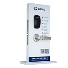 Anti-theft luxury Hotel room wooden door motel RFID Key Card split hotel Lock