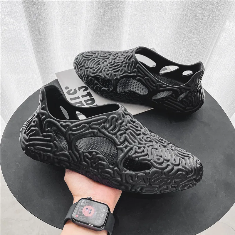 Factory 2021 Men's Beach Slippers Sendal Personality Slides Sleepers Fashion Eva Rubber Home Slider Slippers Sandals For Men
Factory 2021 Men's Beach Slippers Sendal Personality Slides Sleepers Fashion Eva Rubber Home Slider Slippers Sandals For Men