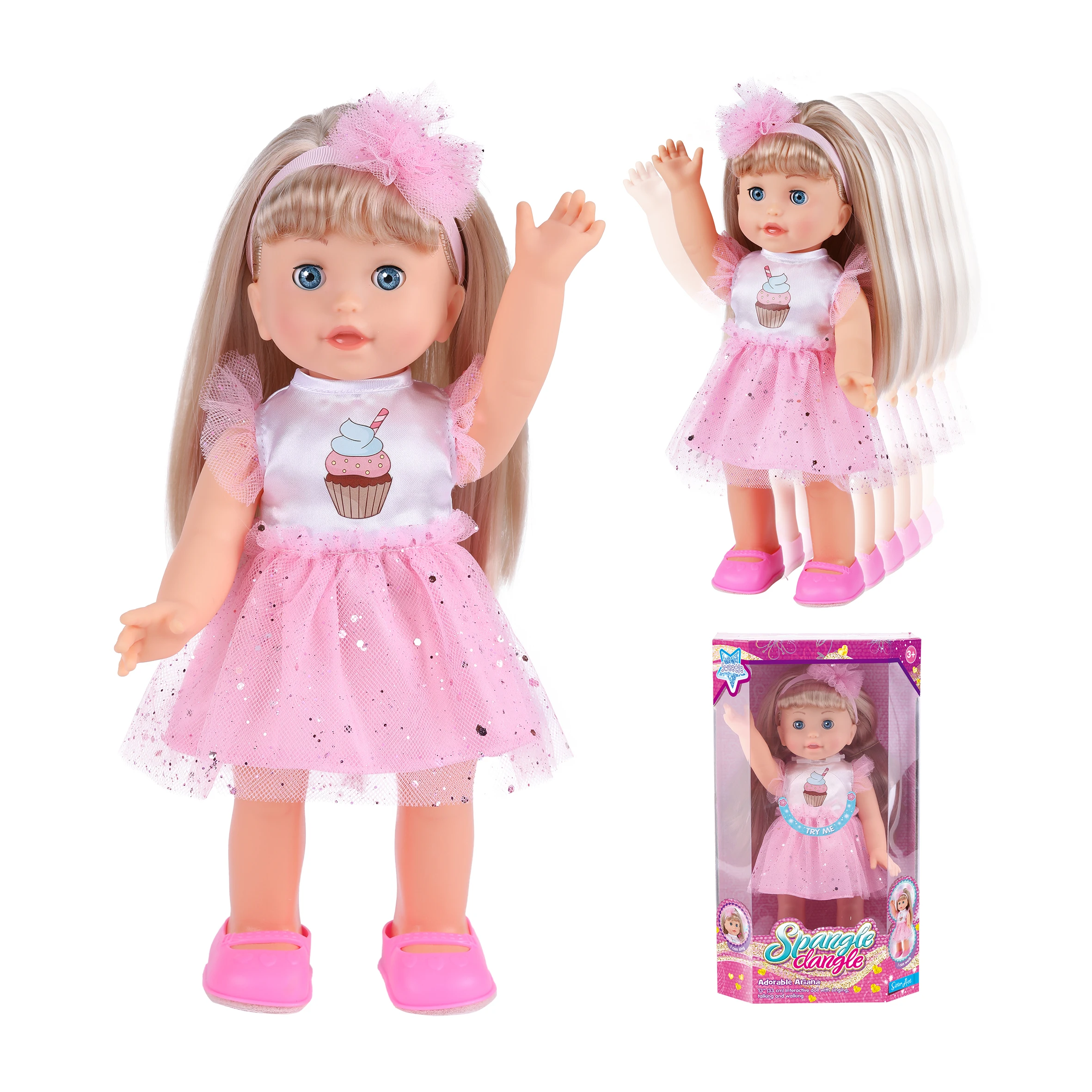 muñeca canta y camina