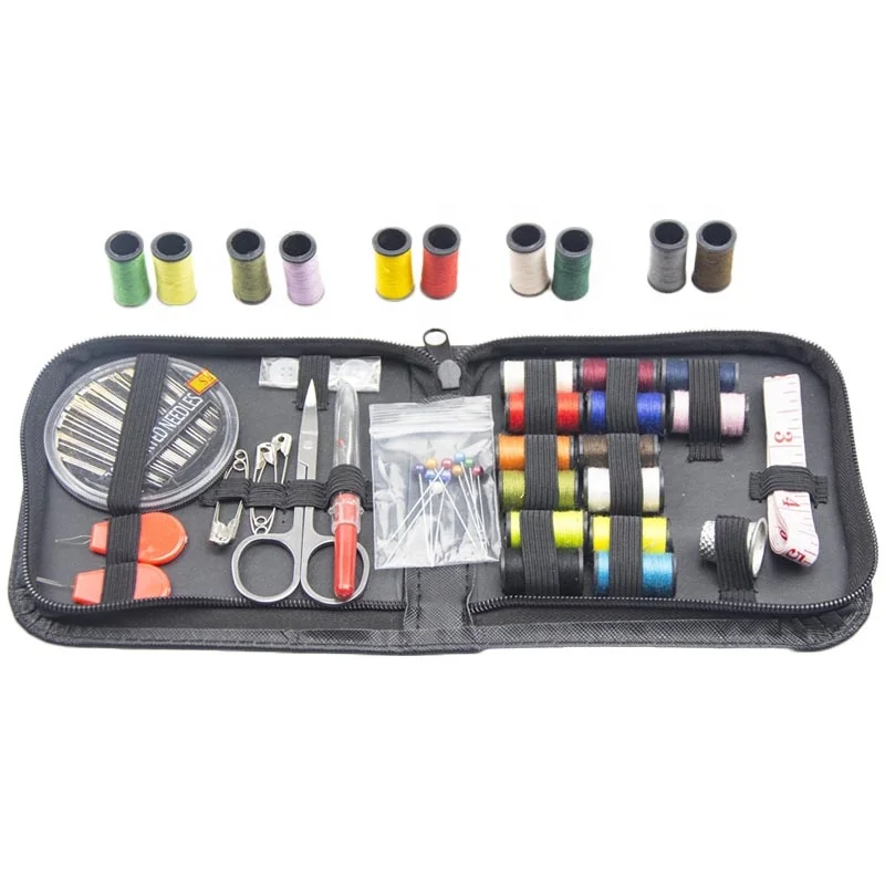 68pcs Mini Home Sewing Kit Box Tool Set Basket Thread Roll in Bulk with Needle Plate Seam Ripper Pin Scissors Buttons Ruler
68pcs Mini Home Sewing Kit Box Tool Set Basket Thread Roll in Bulk with Needle Plate Seam Ripper Pin Scissors Buttons Ruler