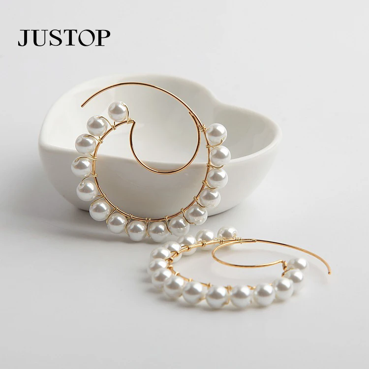 Silver Crystal Ear Stud Hoop Pearl Earrings For Women Wedding Jewelry Bridal Accessories Huggie Earring
Silver Crystal Ear Stud Hoop Pearl Earrings For Women Wedding Jewelry Bridal Accessories Huggie Earring