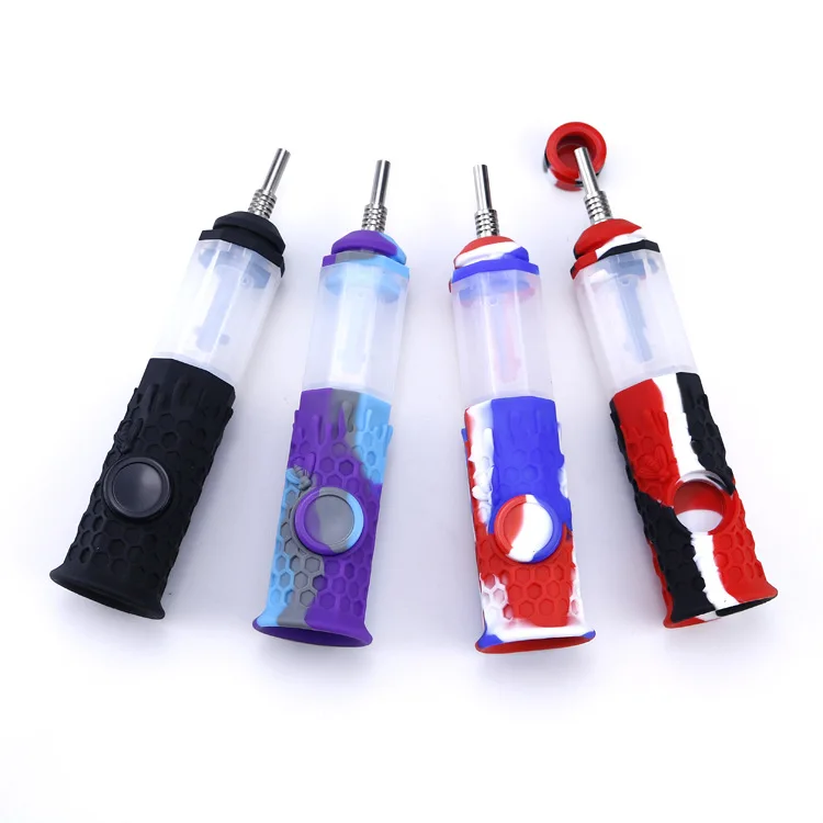 Octagonal Tobacco Pipe Silicone bag Pipes Colorful Smoking Bong with 7 colors, Mix color
Octagonal Tobacco Pipe Silicone bag Pipes Colorful Smoking Bong with 7 colors, Mix color
