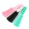 Fast Drying Curve Vent Custom Special Shape Eight Moving Arms Head Detangling Hair Brush