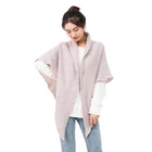 Scarf Triangle Scarves Shawls 2020 New Fashion Shawl Scarf Dual-use Pure Color Wool Triangle Sweater Women