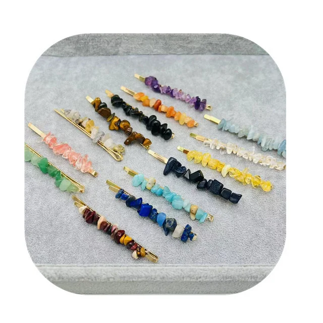crystal spiritual fashion jewelry natur colorful mixed quartz crystal chips crystal hairpin clips for gift
crystal spiritual fashion jewelry natur colorful mixed quartz crystal chips crystal hairpin clips for gift