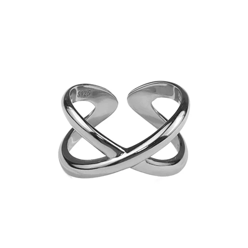 New Arrival Hollow Cross Opening Rings Simple Silver Plating Cross Open Finger Rings
New Arrival Hollow Cross Opening Rings Simple Silver Plating Cross Open Finger Rings