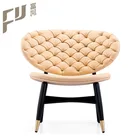 modern leather lounge leisure hotel chairs wood frame indoors