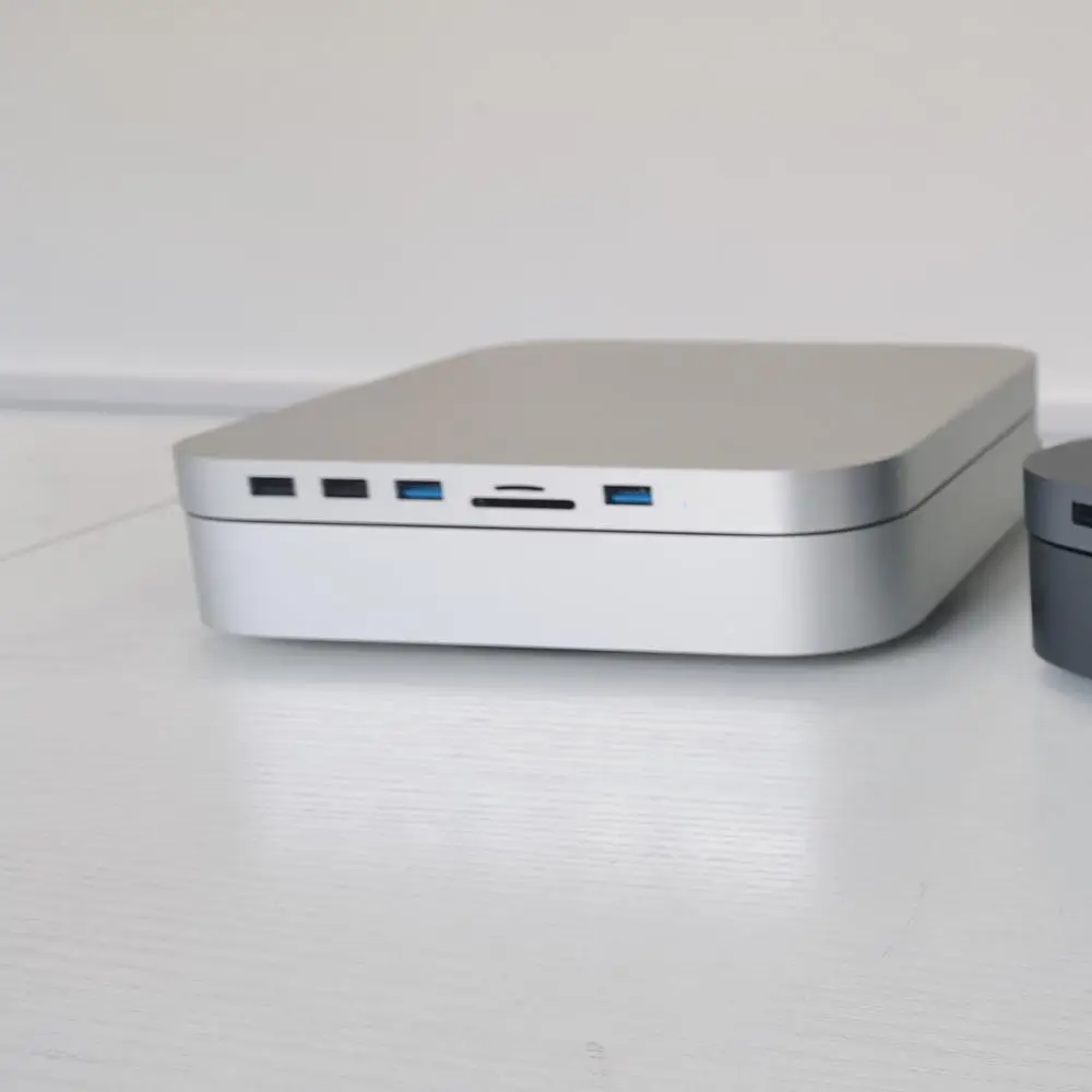 MC25 Silver usb-c docking station for mac mini 2020 M1 USB HUB Mac Mini HDD enclosure 2.5, Grey/silver
MC25 Silver usb-c docking station for mac mini 2020 M1 USB HUB Mac Mini HDD enclosure 2.5, Grey/silver