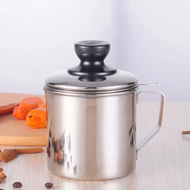 Grease Container With Separator Durable Bacon Cooking Oil Strainer And Cooking Grease Can For Reusing Oil Stainless Steel
Grease Container With Separator Durable Bacon Cooking Oil Strainer And Cooking Grease Can For Reusing Oil Stainless Steel