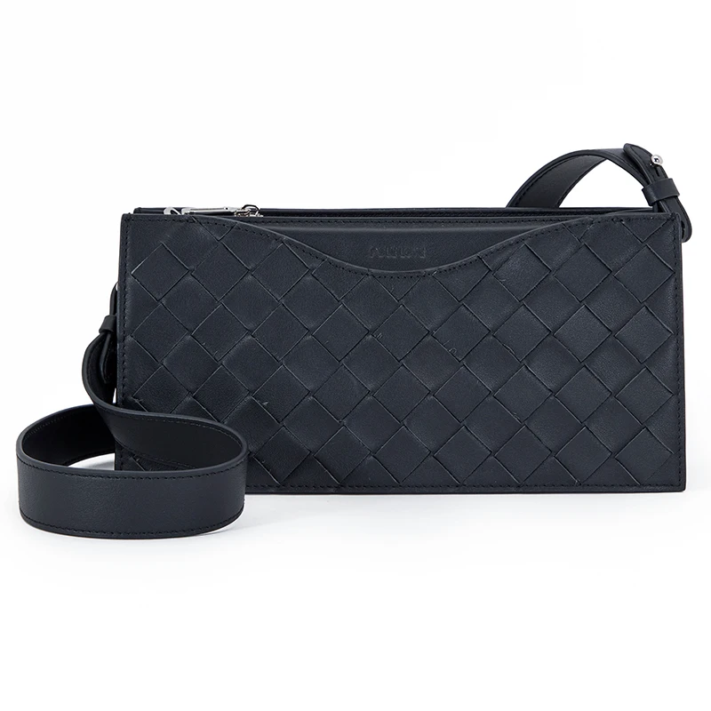 modern simple shoulder bag women natural cowhide lady messenger bag handbag, Black 
modern simple shoulder bag women natural cowhide lady messenger bag handbag, Black