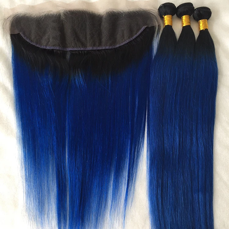 1B Blue Hair Bundles With Lace Frontal Body Wave Brazilian Hair With Closure Remy Human Hair Bundles With Lace Closure
1B Blue Hair Bundles With Lace Frontal Body Wave Brazilian Hair With Closure Remy Human Hair Bundles With Lace Closure